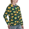thumbnail image 6 of Salouo Snails And Butterfies Pattern Hoodie Sweatshirts for Women, Autumn Pullover Hoodie Workout Sweat Women's Long Sleeve Preppy Sweatshirts-Small, 6 of 7
