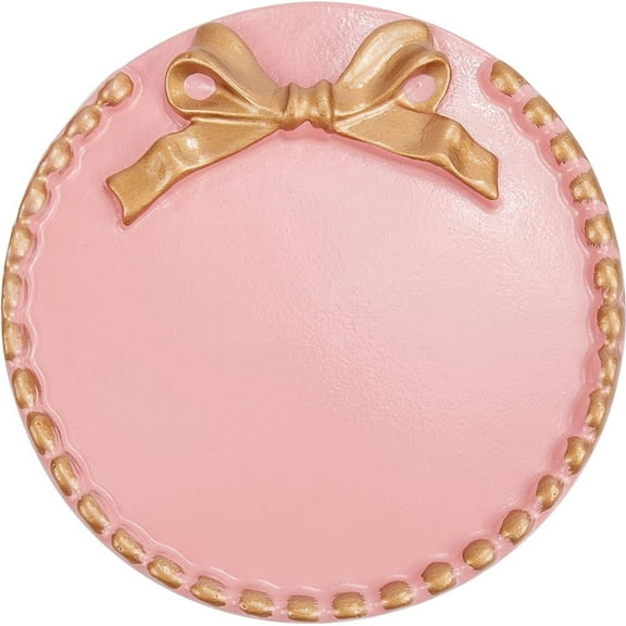 Round Candle Trays Home Decor Candle Plate Small Farmhouse Table Centerpiece Pink Candle Tray Table Decorative Tray