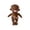 Leopard Print, variant on Soft Plush Black Baby Doll Cute Ugly Adorable Stuffed Doll Toy Comfort Companion for Fun Collectible Plushie Ideal for Birthday Gifts Party Favors Home Decor 40cm