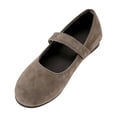 thumbnail image 2 of KEVCHE Fashion Plus Size Round Toe Casual Shoes for Women, Barefoot Running Walking Slip On Sneakers, Zero Drop Sole Lightweight Breathable Minimalist House Shoes, 2 of 6