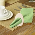 thumbnail image 4 of Worgeous Elegant Khaki Plastic Napkin Rings for Party Use Egg Shape Design Fits Most Tables 20 Pieces, 4 of 8
