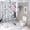 Color-1yushi, variant on Colorful Dotted Circle Burst Art 4 Piece Shower Curtain Sets, with Non-Slip Rugs, Toilet Lid Cover And Bath Mat, for Bathroom Decor Set