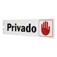 thumbnail image 2 of Letrero Privado Hy-Ko Aluminio Acero Inoxidable 5X20.5 Cm, 2 of 3