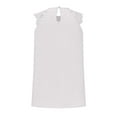 thumbnail image 4 of Njoeus Lace Tank Tops for Women Summer Casual Loose Tunic Top Ladies Sleeveless Office Work Shirts Elegant Pom Dressy Blouses S-XL, 4 of 6