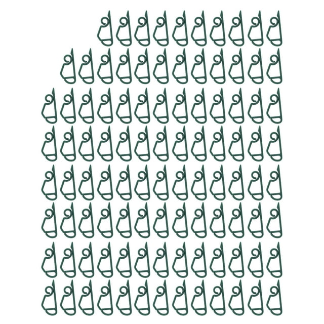 Clips para canalones, 100 piezas de luces navideñas para canalones, clips para luces navideñas, ganchos para luces de cadena, construcción resistente