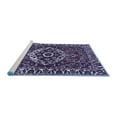 thumbnail image 2 of Ahgly Company Machine Washable Indoor Rectangle Persian Blue Traditional Area Rugs, 8' x 10', 2 of 4