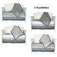 thumbnail image 2 of Bacati Mix N Match Grey and White Chevron and Dots 4 Piece Crib Bedding Set For US Standard Crib, 100 Percent Cotton Percale Fabrics with Polyester Filling Crib, 2 of 11