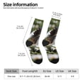 thumbnail image 2 of Susaid Daisy Guinea Pig Print Men's Moisture Wicking Cushioned Crew Work Boot Socks Suitable for Size 36-45, 2 of 6