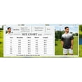 thumbnail image 7 of Aideaone Men Golf Polo Shirts Short Sleeve Button Down Gradient Tropical 3D Print Dry Fit Moisture Wicking Athletic Performance Shirt, 7 of 7