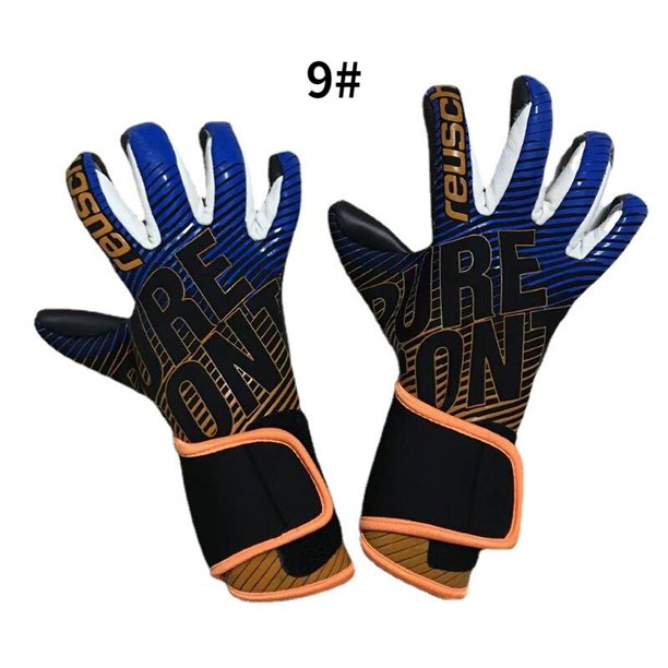 Guantes de portero de fútbol de látex antideslizantes resistentes al desgaste, guantes deportivos para entrenamiento de fútbol al aire libre, protección de manos de portero Fivean unisex