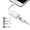 Tiehnom 2 in 1 Lightning Adapter for iPhone 7, iPhone 8, iPhone X, Headphone Audio & Charge Adapter, iPhone 8 Adapter Dual Lightning Splitter for iPhone 7 / 7 Plus / 8 / 8 Plus / X (White)