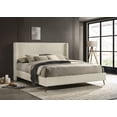 thumbnail image 4 of Roundhill Furniture Mavela Wide Wale Corduroy Upholstery Panel King Bed with 2 Nightstands and Bench, 4 of 6