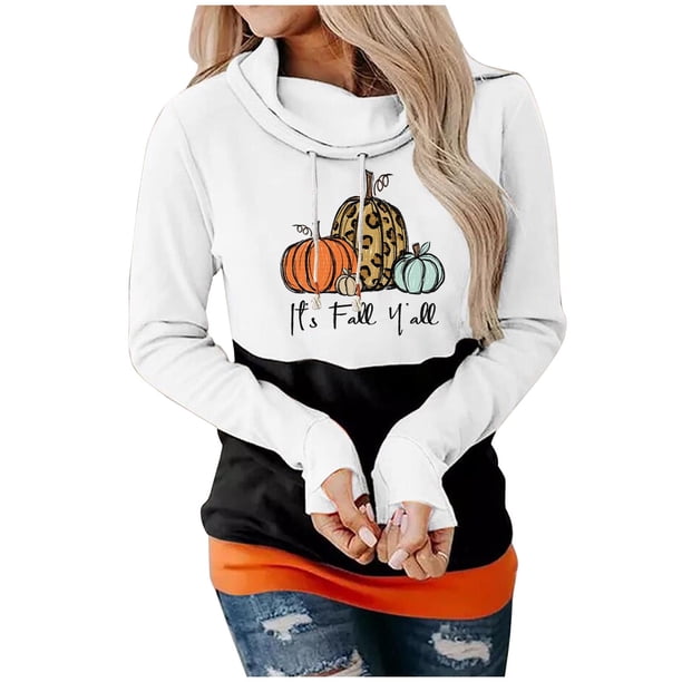 Sudadera Para Mujer Sudaderas de Cuello Redondo Estampado de Moda Jersey de Cuello Redondo Tops Blusa de Manga Larga Con Capucha Sudadera Odeerbi ODB131632