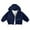 Navy, variant on Hjtefg Kids' Hooded Windbreaker - Lightweight Zip-Up Jacket | Playground Coat for Boys & Girls,Color: Khaki Size: 7-8 Years