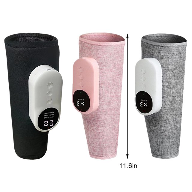 Becaristey Compact Leg Massage Instrument For Relaxation Circulation Black Targeted Massage Pink