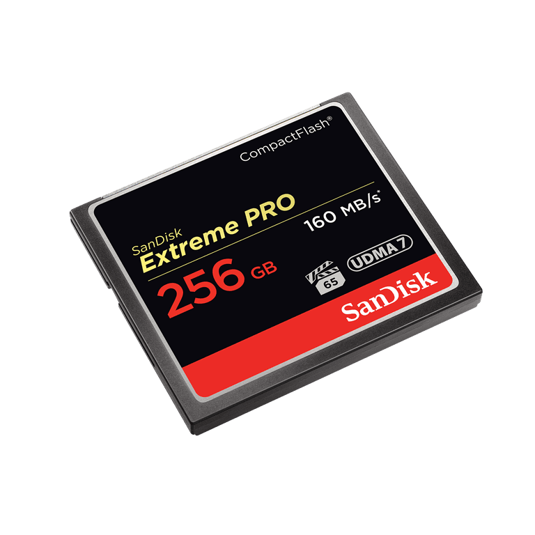 SanDisk 256GB Extreme PRO CompactFlash Memory Card - SDCFXPS-256G-A46
