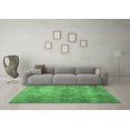 thumbnail image 3 of Ahgly Company Indoor Round Persian Emerald Green Bohemian Area Rugs, 5' Round, 3 of 4