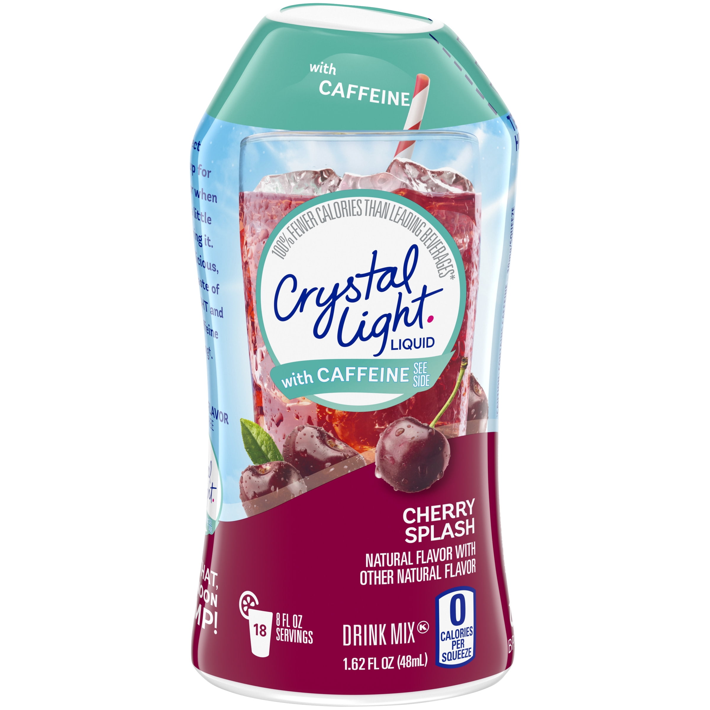 Crystal Light Liquid Cherry Splash Naturally Flavored Drink Mix with