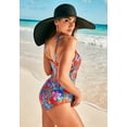 thumbnail image 4 of Swimsuits for All Women's High Neck Wrap One Piece Swimsuit, 4 of 6