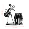 thumbnail image 3 of ESTONE Creative Metal Music Player Musician Pen Pencil Holder Desktop Storage Organizer, 3 of 11