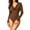 Brown, variant on Body Suits for Women Lightweight Comfort Cowl V Neck Long Sleeve Shapewear Bodysuits Stretch Casual Tummy Control Bodysuit High-Cut Body Shaper