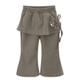 thumbnail image 5 of 1-2 Years Toddler Cargo Pants for Girls Y2K Clothing High Waisted Travel Streetwear Casual Pants with Pockets, 5 of 5