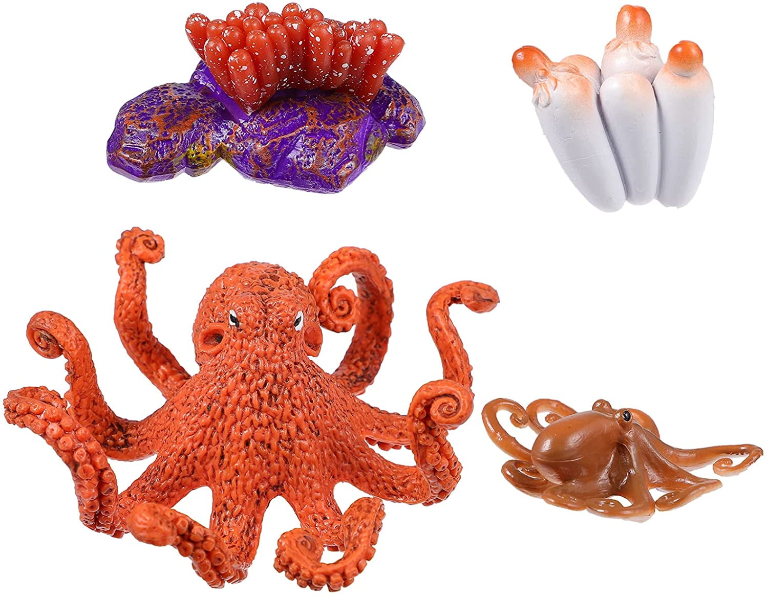 Sea Animal Octopus Growth Cycle Figurine Octopus Life Cycle Model Shows