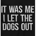 thumbnail image 2 of I Let Dogs Out Funny 2000s Music Plus Size Crewneck Graphic Tee Shirt Brisco Brands 5X, 2 of 5