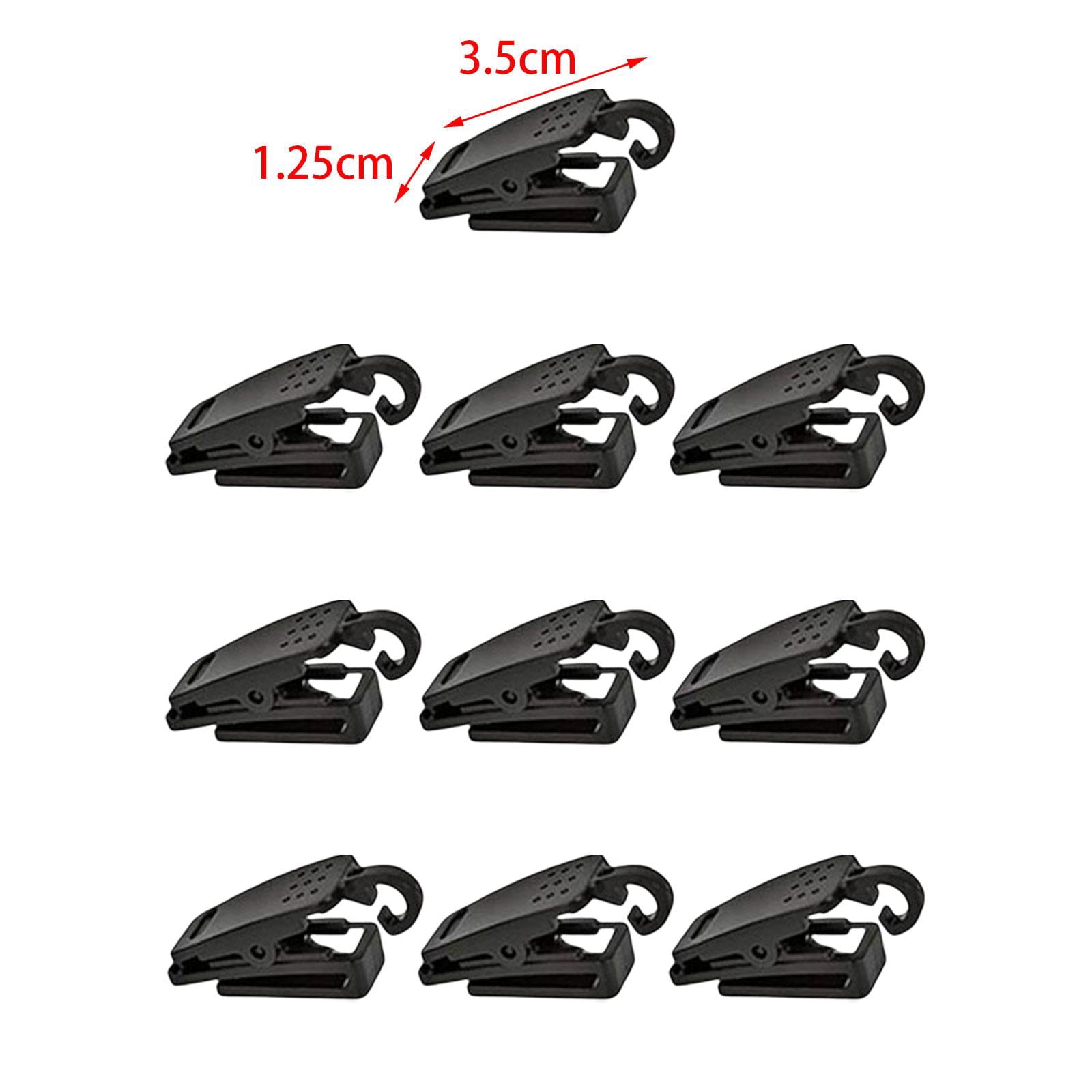 Baoblaze 5x10Pcs Helmet Clip Holder Hook for Sports Skateboard Cycling