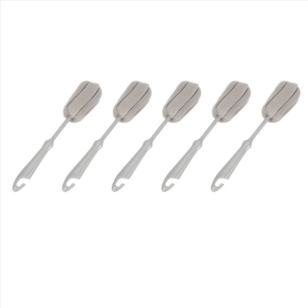 5 Pieza Cepillo de Esponja Limpieza Lavado de Vidrio de Botella de Leche Limpiador de Cocina Herramientas Cepillo de Limpieza de Manejar Corto de Plástico