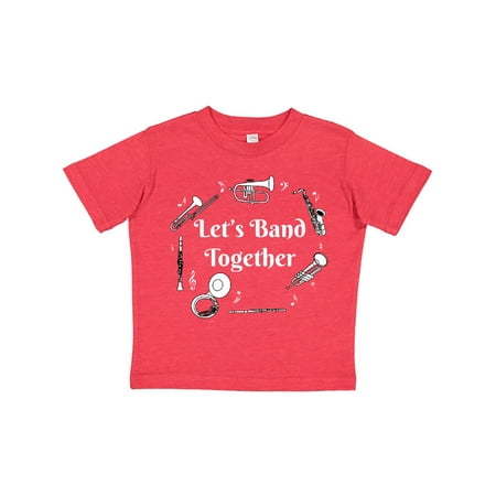 

Inktastic Band Together White Text Gift Toddler Boy or Toddler Girl T-Shirt