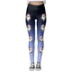 thumbnail image 3 of MKLEKYY Leggings de yoga para mujer, leggings para entrenamiento, leggings con estampado navideño, pantalones con bloques de color, leggings suaves y elásticos. 464, 3 of 4