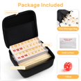 thumbnail image 4 of Juego Rummy Cube Uvcany para 8 jugadores con 8 estantes de madera y funda, 4 of 8