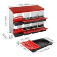 thumbnail image 2 of KFFKFF Poultry Nesting Box, 8-Slot, 30 to 45 in Durable & Rust-Proof Metal Nesting Compartments with Slanted Design, Ventilation Holes & Relaxation Area, Suitable for Various Poultry Types, 2 of 9