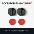 thumbnail image 6 of Hathaway Midtown II 6-ft Air Hockey Table with LED Scoring - Dark Cherry Finish, 6 of 7
