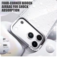 thumbnail image 3 of Bling Diamond Phone Case for Apple iPhone 17, Sparkly Glitter Diamond Phone Cover, Shockproof Anti-Fingerprint Protective Case, Clear Shiny Durable Soft Phone Case for Women Girls, 3 of 7