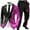 Hot Pink, variant on Christmas Suits for Men 2 Piece Business One Button Xmas Jacket Tuxedo And Pant Set Wedding Slim Fit Winter Party Event Mens Suits