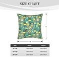thumbnail image 4 of KLL Animals with Leaf Decorative Throw Pillow Covers Velvet Soft for Couch Sofa Bedroom Living Room Outdoor - 18"x18", 4 of 8