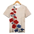 thumbnail image 5 of kaondbfi Summer Tops for Women Womens Casual Short Sleeve Tops Neck T Shirts Loose Fit Womens Essentials Fashion Clothing, 5 of 9