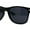 Shiny Black, variant on Classic Iconic Hipster Horn Rim Sunglasses Gloss Black