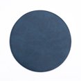 thumbnail image 3 of 6 Color Waterproof PU Leather Coaster Heat Resistant Round Cup Coaster Cup Mat Tableware Insulation Mat Bowl Placemat Home Decor, 3 of 8