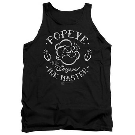 Popeye-Ink Master Adult Tank Top, Black - Small