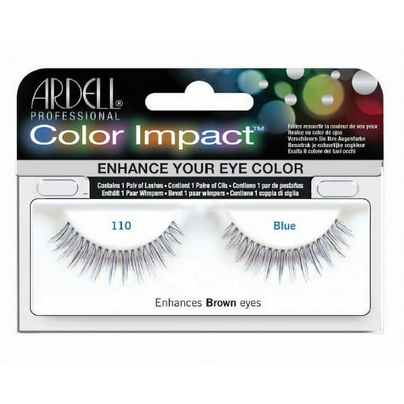 Ardell 110 Color Impact Lashes, Blue