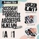 thumbnail image 2 of Stickers de letras Metsyth 520 piezas, vinilo negro impermeable de 3", 2 of 8