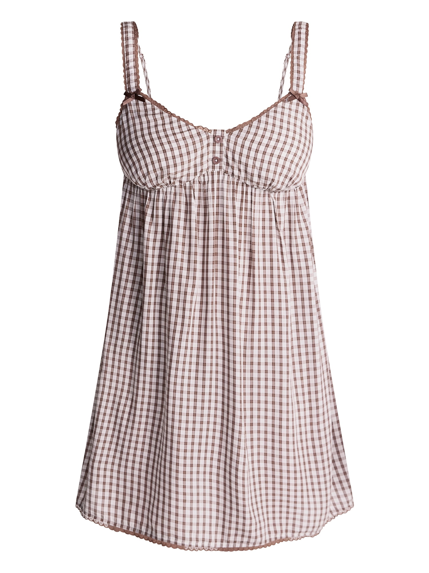 No Boundaries Woven Sleep Dress, Women's XXS-XXL