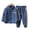 Blue, variant on Esaierr Toddler Kids Boys Sports Sweatshirt Set Tracksuit Zip up Sweat Jacket Baby Clothes Long Sleeve Sweatsuit Jogger Pants Casual Spring Fall Outfits Set for 1-5Y