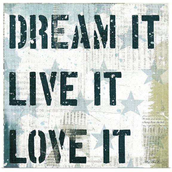 Great BIG Canvas | Rolled Mo Mullan Poster Print entitled American Dream II