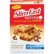 Slim-Fast Optima: Chewy Granola Chocolate Chip 1.97 Oz Meal Bar, 6 ct
