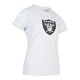 thumbnail image 3 of NFL Playera Aficionado Básica Las Vegas Raiders Blanco para Mujer, Talla Chica, 3 of 5
