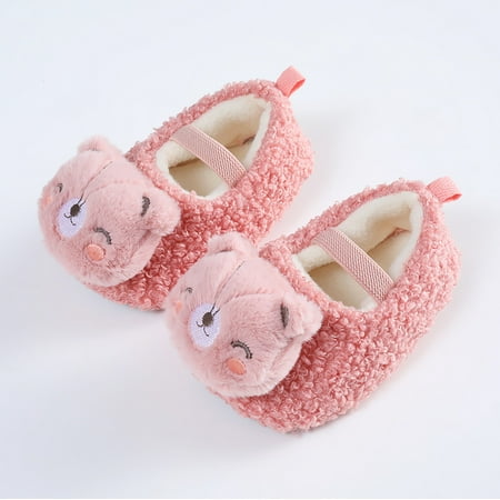 

Baby Shoes Girl Warm Shoes Soft Comfortable Toddler Shoes Warming Shoes For Baby Girls And Boys for Boys Girls Winter Warm 14